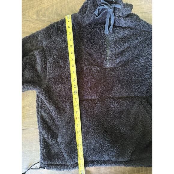 Free People Movement Sherpa Fleece 1/4 Zip Long Sleeve Sweatshirt Small New - Picture 4 of 5